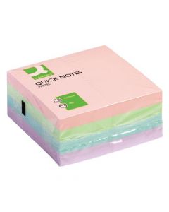 Q-Connect Quick Note Cube 76 x 76mm Pastel KF01347