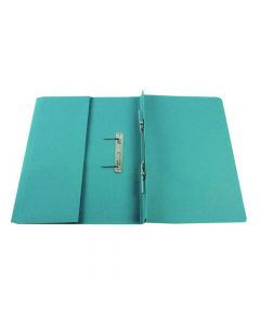 Q-Connect Transfer Pocket 35mm Capacity Foolscap File Blue (Pack of 25) KF26094