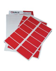 BLICK LABELS IN OFFICE PACKS 25MMX50MM RED (PACK OF 320) RS019954