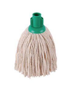 2WORK PY SMOOTH SOCKET MOP 12OZ GREEN (PACK OF 10) 101869G