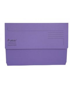 Exacompta Forever Document Wallet Manilla Foolscap Bright Purple (Pack of 25) 211/5005