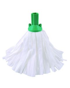 EXEL BIG WHITE MOP HEAD GREEN (PACK OF 10) 102199GN