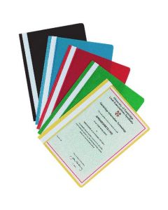 Q-Connect Project Folder A4 Black (Pack of 25) KF01453