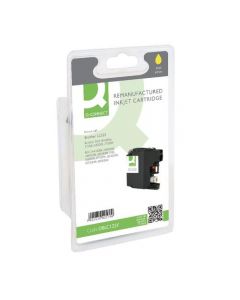Q-Connect Brother Remanufactured Yellow Inkjet Cartridge Lc123Y