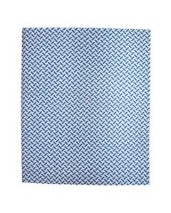2WORK MED WEIGHT CLOTH 380X400MM BLUE (PACK OF 5) 103179B
