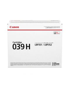 Canon 039H Black Toner Cartridge High Capacity 0288C001