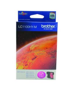 Brother Lc-1100 High Yield Magenta Inkjet Cartridge Lc1100Hym
