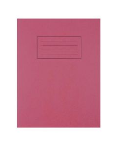 SILVINE EXERCISE BOOK RULED 229X178MM RED (PACK OF 10) EX101