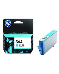 Hp 364 Cyan Inkjet Cartridge (Standard Yield, 300 Page Capacity) Cb318Ee