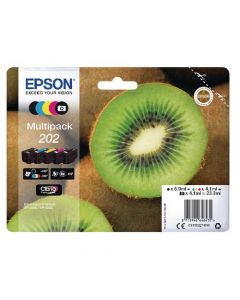 Epson 202 Inkjet Cartridge (Pack Of 5) C13T02E74010