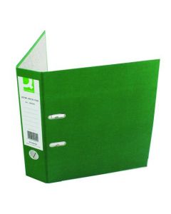 Q-CONNECT LEVER ARCH FILE PAPERBACKED A4 GREEN (PACK OF 10) KF20040