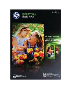 HP A4 White Everyday Glossy Photo Paper 200gsm (Pack of 25) Q5451A