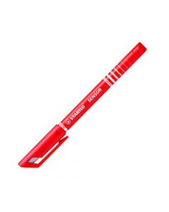 Stabilo Sensor Fineliner Bright Pen Red (Pack Of 10) 189/40