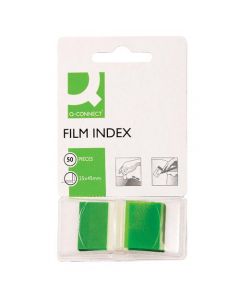 Q-CONNECT PAGE MARKER GREEN (PACK OF 50) KF03635