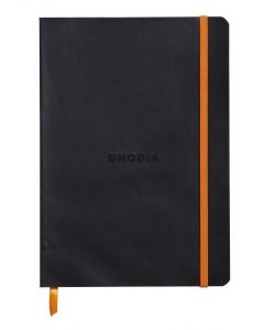 RHODIARAMA SOFT COVER NOTEBOOK 160 PAGES A5 BLACK 117402C (PACK OF 1)