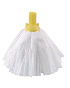EXEL BIG WHITE MOP HEAD YELLOW (PACK OF 10) 102199YL