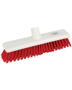 ROBERT SCOTT & SONS ABBEY HYGIENE BROOM 12INCH WASHABLE SOFT BROOM HEAD RED REF 102910RED (PACK OF 1)