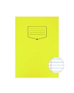 SILVINE TOUGH SHELL EXERCISE BOOK RULED A4 YELLOW (PACK OF 25) EX141