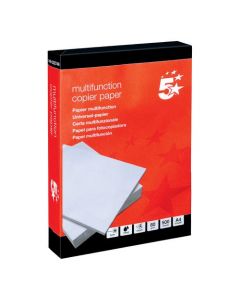 5 STAR OFFICE 80GSM A4 PAPER (PACK OF 500 SHEETS, 1 REAM)