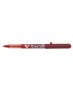 Pilot V-Ball Rollerball Pen Needle Fine Red (Pack Of 12) Blvb5-02