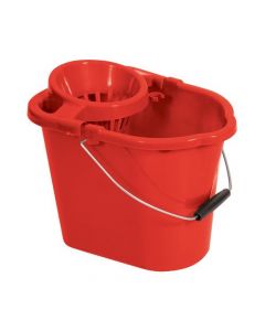 OVAL MOP BUCKET 12 LITRE RED (PACK OF 1)