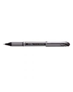 Pentel Energel Plus Metal Tip Rollerball Pen 0.7Mm Black (Pack Of 12) Bl27-A