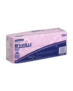 WYPALL X50 CLEANING CLOTHS RED (PACK OF 50) 7444