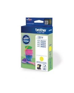 Brother Standard Yield Yellow Ink Cartridge Lc221Y