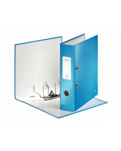 LEITZ WOW 180 LEVER ARCH FILE 80MM A4 BLUE (PACK OF 10) 10050036
