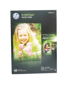HP A4 White Everyday Glossy Photo Paper 200gsm (Pack of 100) Q2510A