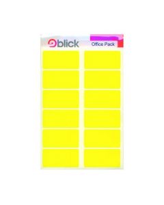 BLICK LABELS IN OFFICE PACKS 25MMX50MM YELLOW (PACK OF 320) RS020158