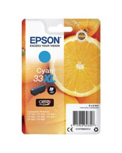 Epson 33Xl Cyan Inkjet Cartridge C13T33624012
