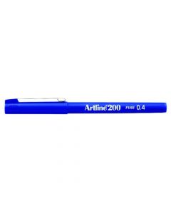 Artline 200 Fineliner Pen Fine Blue (Pack Of 12) A2003