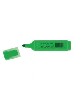 Q-Connect Green Highlighter Pen (Pack Of 10) Kf01113