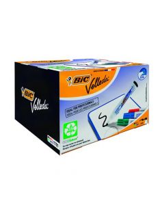Bic Velleda 1701 Drywipe Marker Assorted (Pack Of 48) 927259