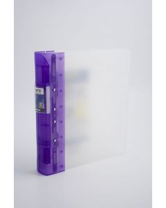 GUILDHALL GLX ERGOGRIP RING BINDER FROSTED A4 LILAC (PACK OF 2 BINDERS) 4544