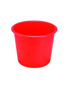 Q-CONNECT WASTE BIN 15 LITRE RED CP025KFRED