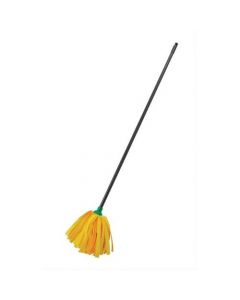 ADDIS COMPLETE CLOTH MOP HEAD & HANDLE WITH GREEN SOCKET AND THICK ABSORBENT STRANDS REF 510243 (PACK OF 1)