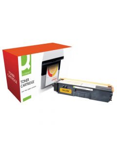Q-CONNECT BROTHER REMANUFACTURED YELLOW TONER CARTRIDGE HIGH CAPACITY TN325Y