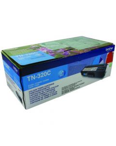 Brother Tn320C Cyan Laser Toner Cartridge (1500 Page Capacity) Tn-320C