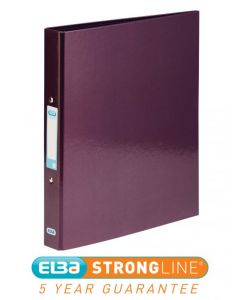 Elba Classy A4 Plus 25mm Metallic Purple Ring Binder 400017758