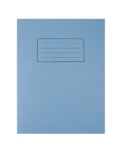 SILVINE EXERCISE BOOK RULED 229X178MM BLUE (PACK OF 10) EX104