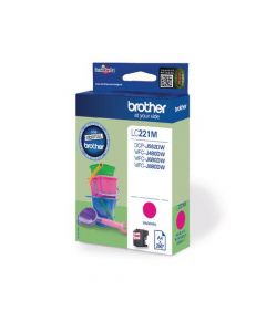 Brother Standard Yield Magenta Ink Cartridge Lc221M