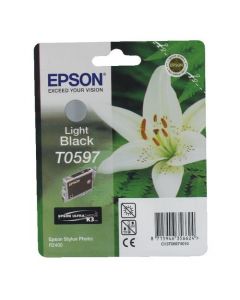 Epson T0597 Light Black Inkjet Cartridge C13T05974010 / T0597