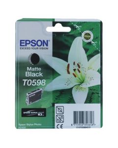 Epson T0598 Matte Black Inkjet Cartridge C13T05984010 / T0598