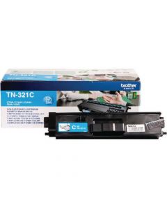 Brother Tn321C Cyan Laser Toner Cartridge (2500 Page Capacity) Tn-321C