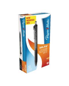 PAPERMATE INKJOY 300 RETRACTABLE BALL PEN BLACK (PACK OF 12) S0959910