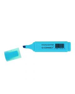 Q-Connect Blue Highlighter Pen (Pack Of 10) Kf01114