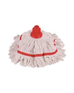 ROBERT SCOTT & SONS HYGIEMIX T1 SOCKET COTTON & SYNTHETIC COLOUR-CODED MOP 250G RED REF 103064RED (PACK OF 1)