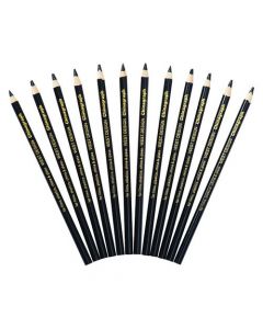 WEST DESIGN CHINAGRAPH MARKING PENCIL BLACK (PACK OF 12) RS525653